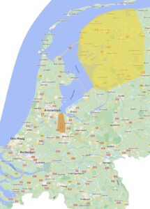 Mappa del soccorso stradale Paesi Bassi - Havendienst